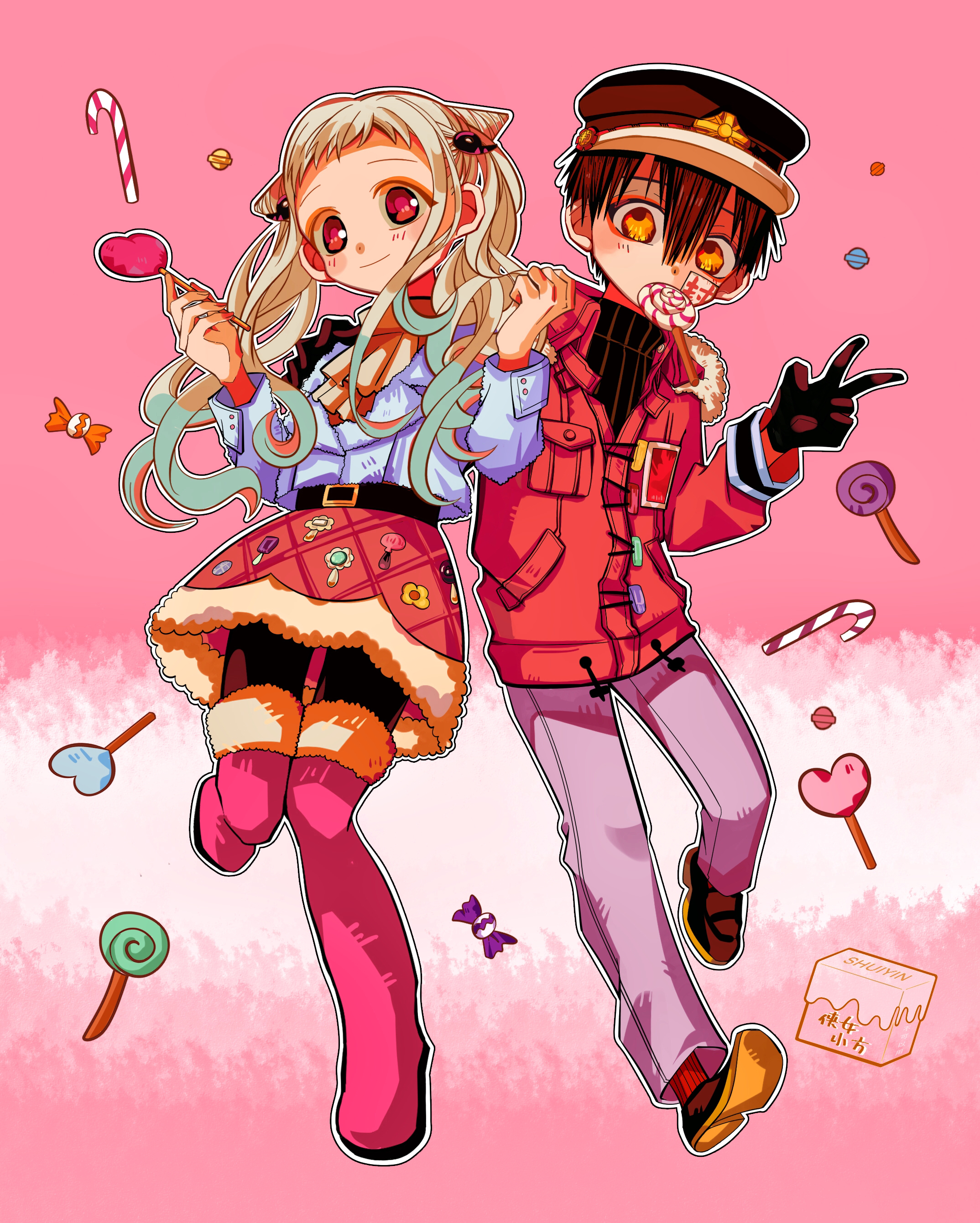 Yashiro Nene from Jibaku Shounen Hanako-kun drawn by Xia Nu Xiao Fang