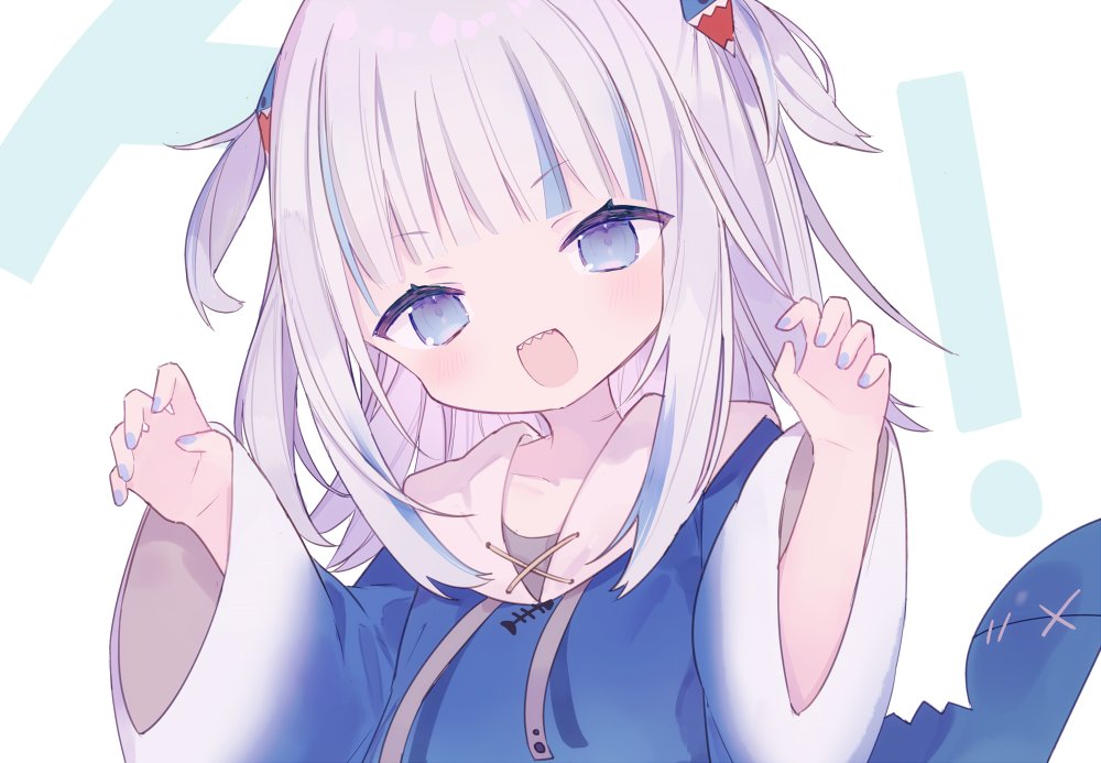 Gawr Gura from Hololive & Hololive En drawn by Mizumizu (phoenix)