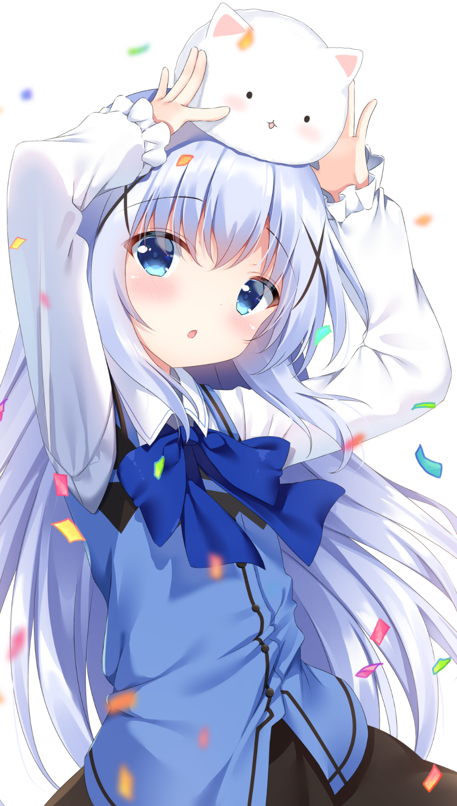 Kafuu Chino & Tippy (Gochiusa) from Gochuumon Wa Usagi Desu Ka? drawn by Pizzzica