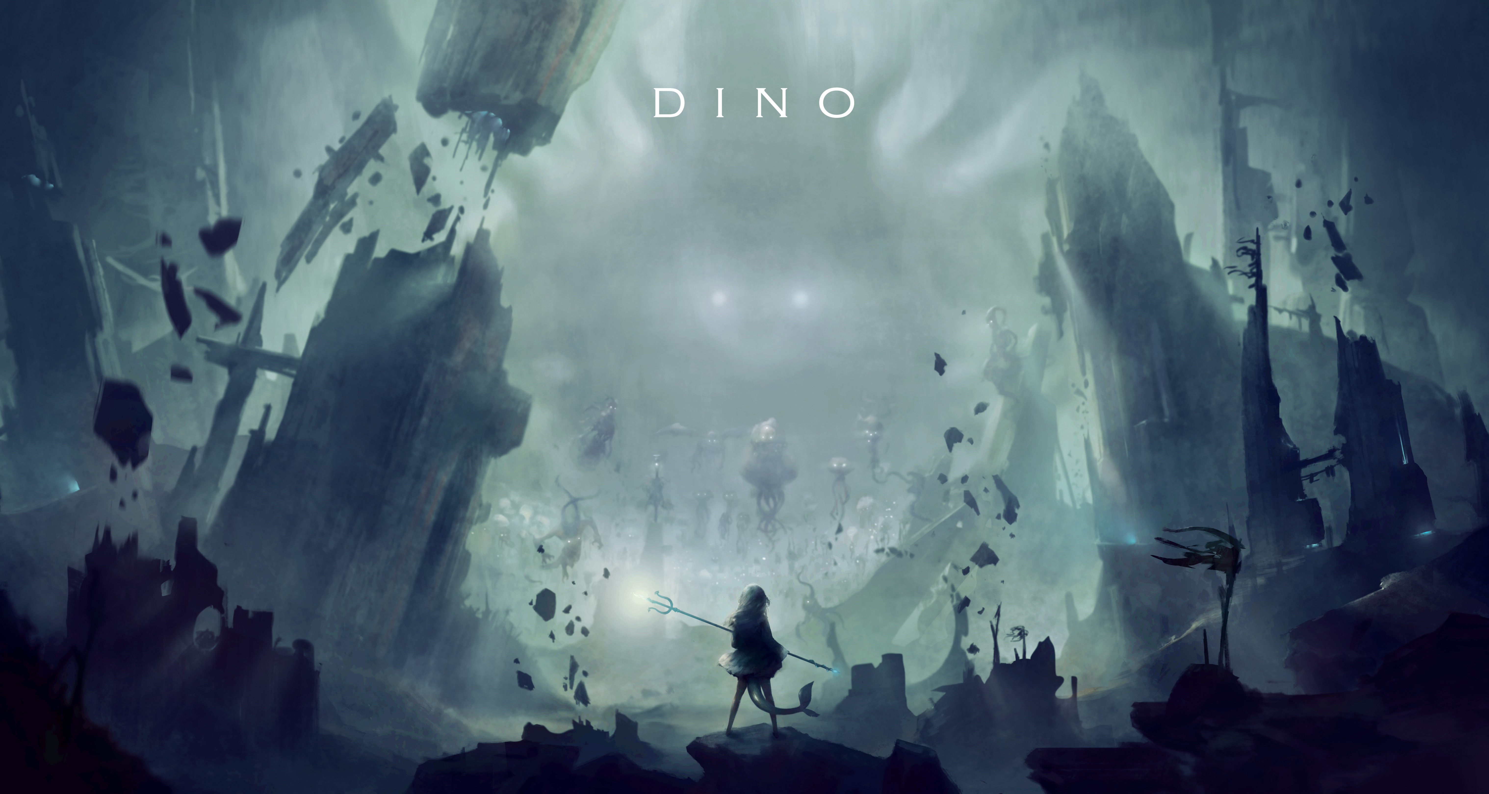 Gawr Gura from Hololive & Hololive En drawn by Dino (dinoartforame)