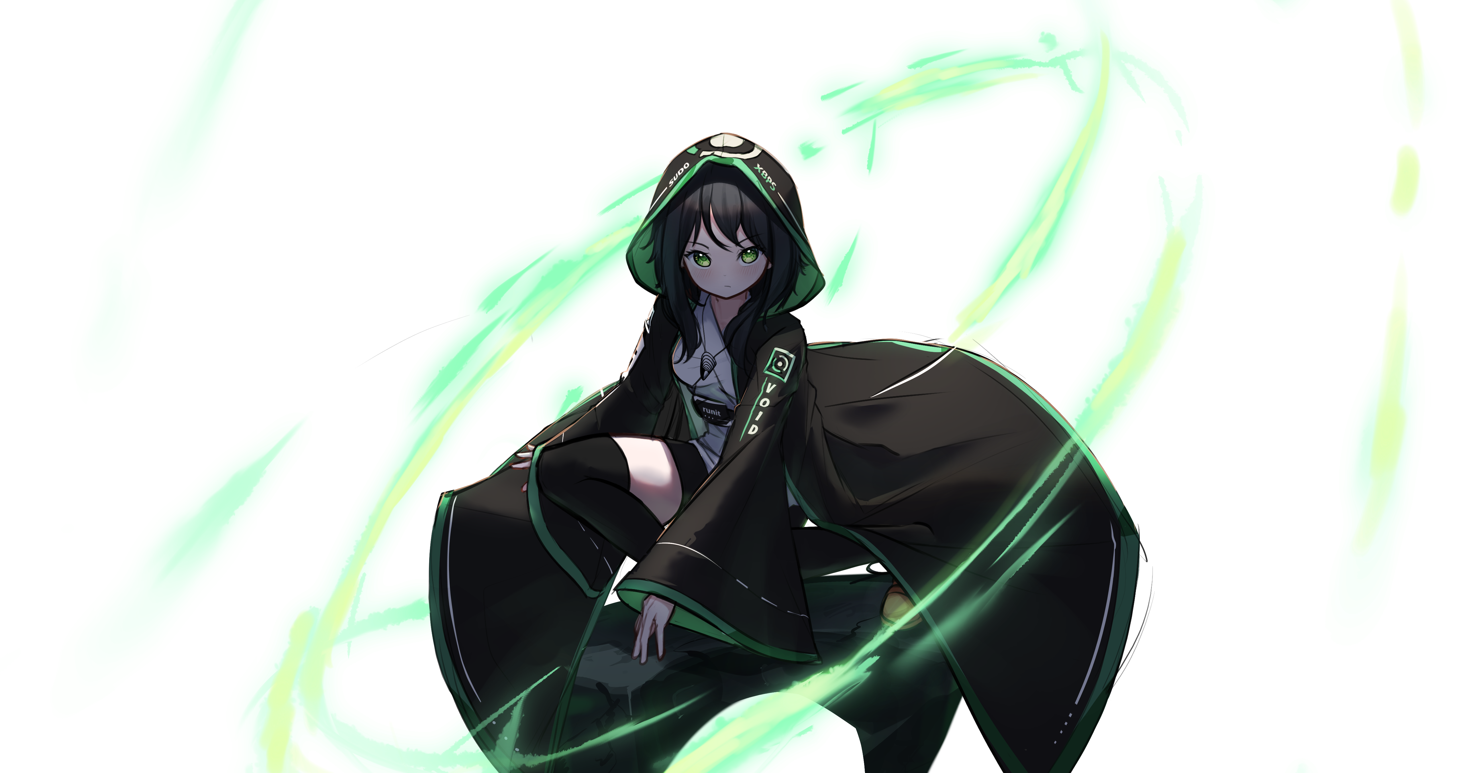 female from Os-tan & Void Linux