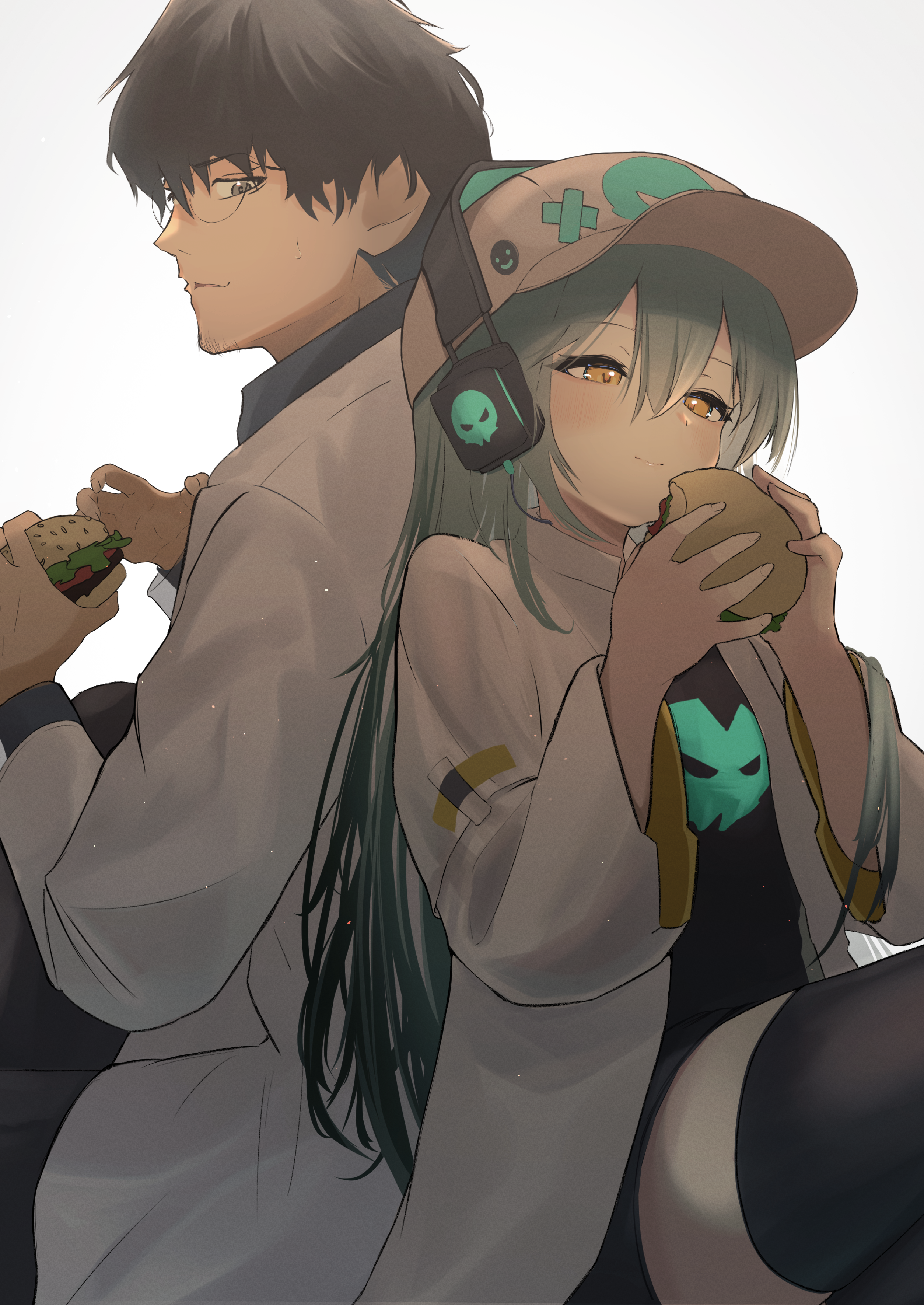 Antonina (Neural Cloud) & Male Professor (Neural Cloud) & Professor (Neural Cloud) from Girls' Frontline & Girls' Frontline Neural Cloud drawn by Ryunosuke Nikaido