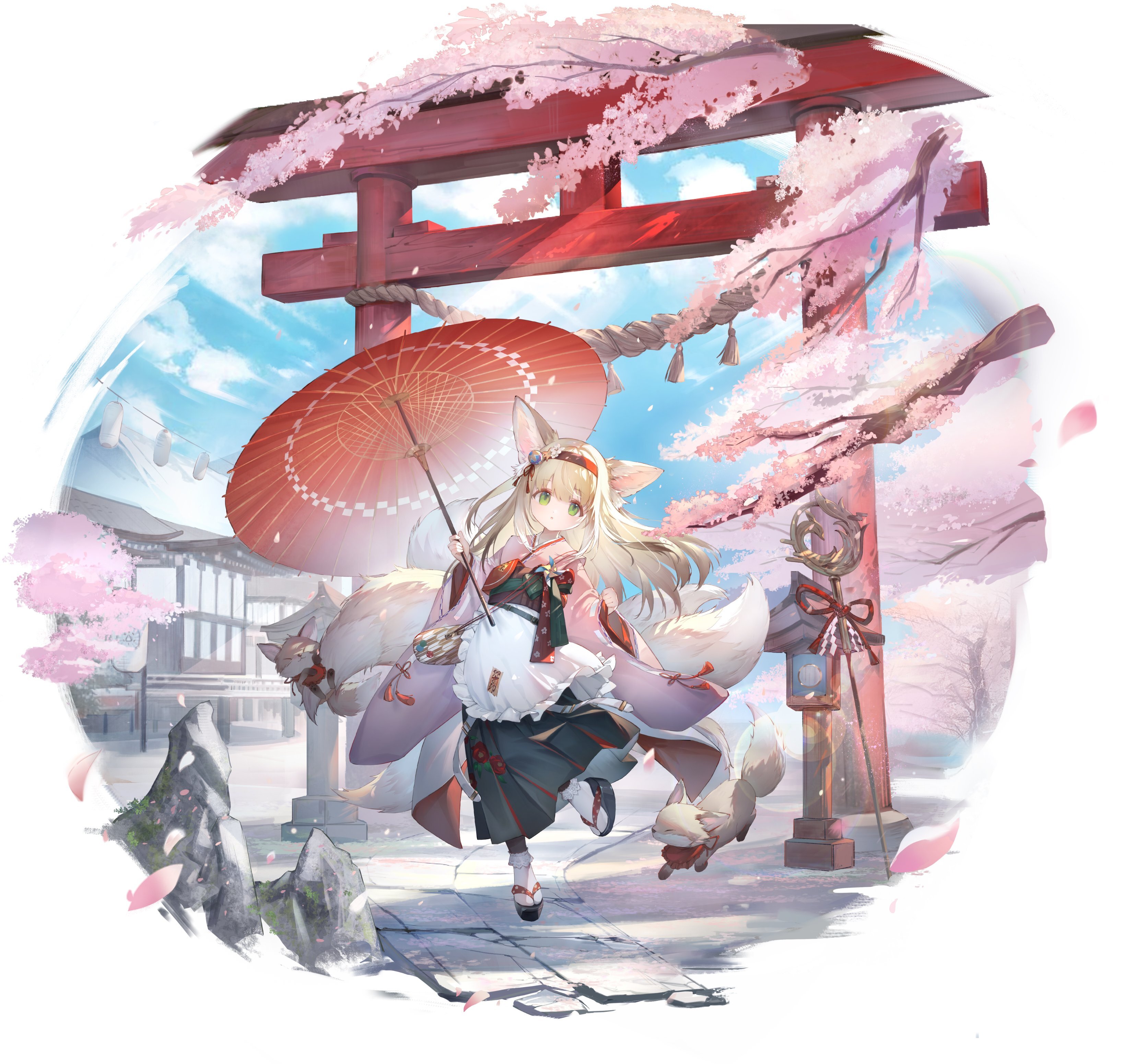 Suzuran (Arknights) & Suzuran (Yukibare) (Arknights) from Arknights drawn by Bilibilida