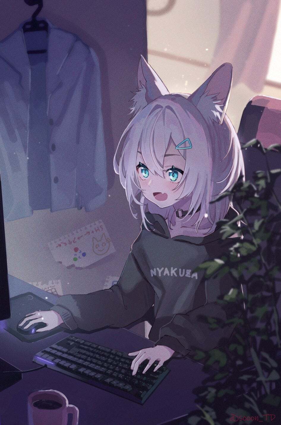 female drawn by Sooon