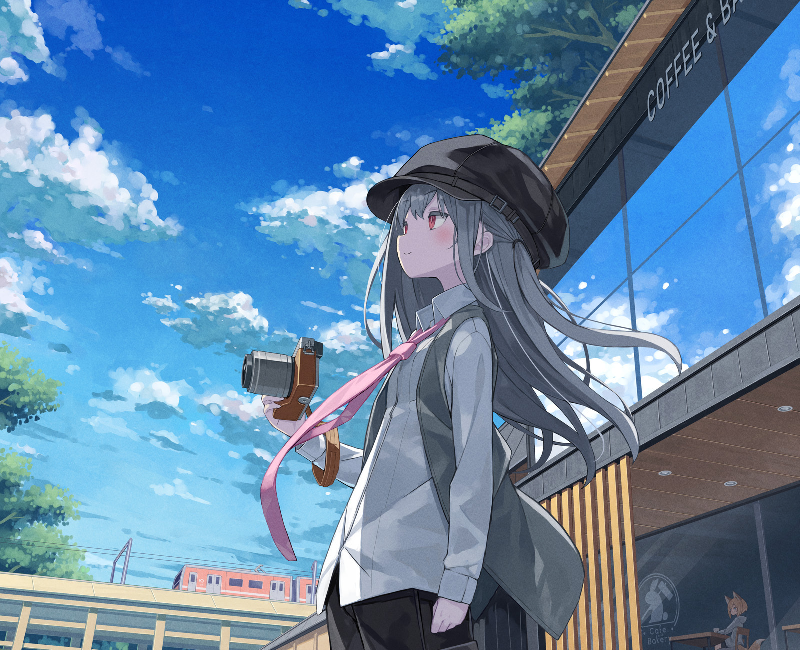 female drawn by Poco (asahi Age)