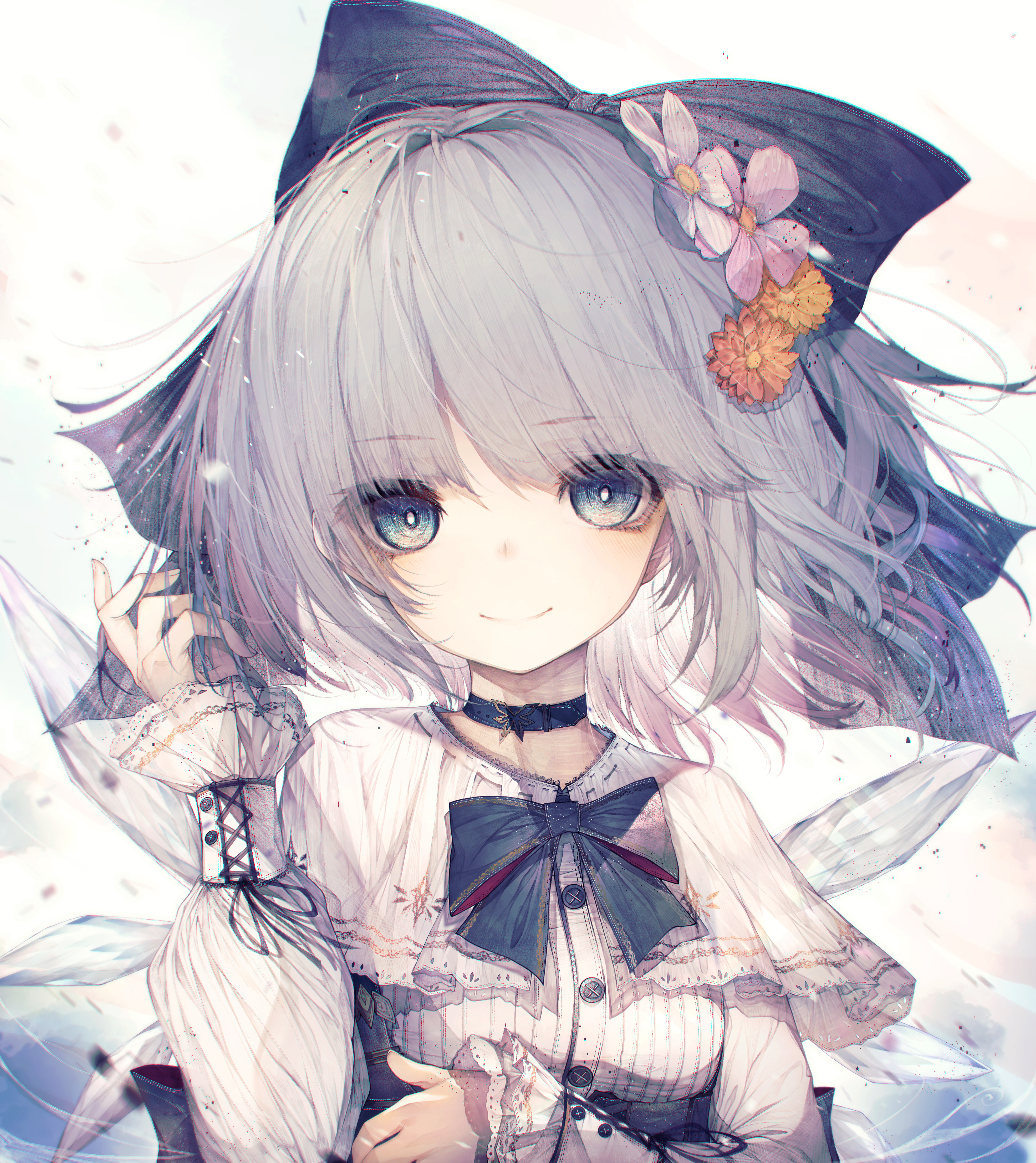 Cirno from Touhou drawn by Hito Komoru