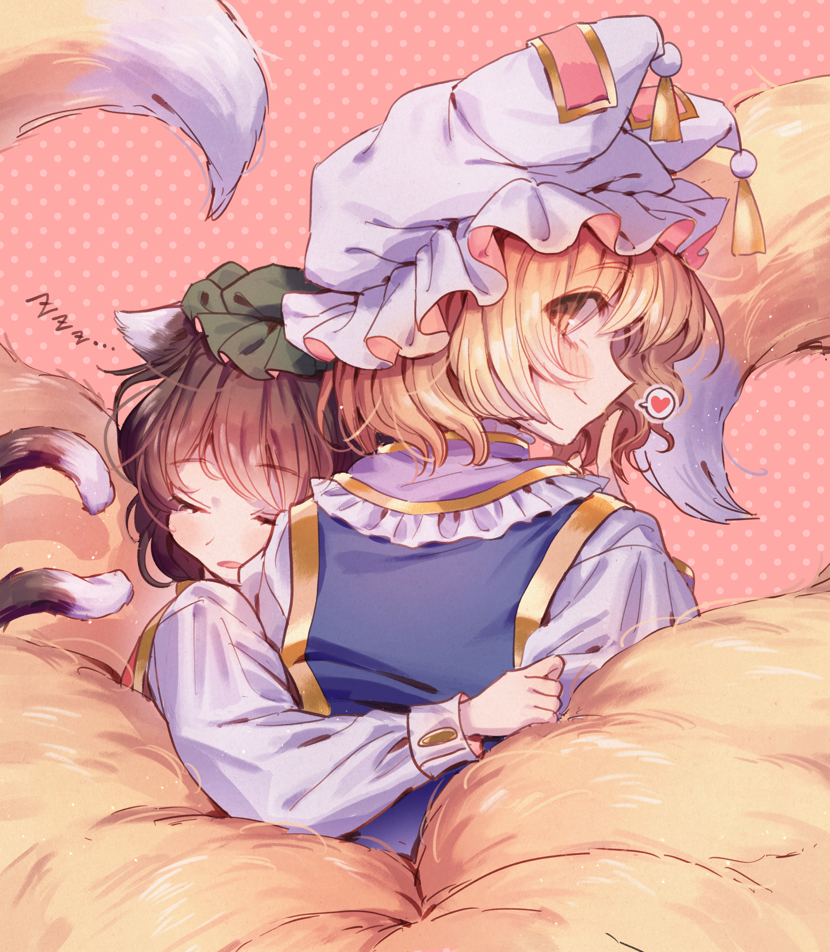 Chen & Yakumo Ran from Touhou drawn by Masanaga (tsukasa)