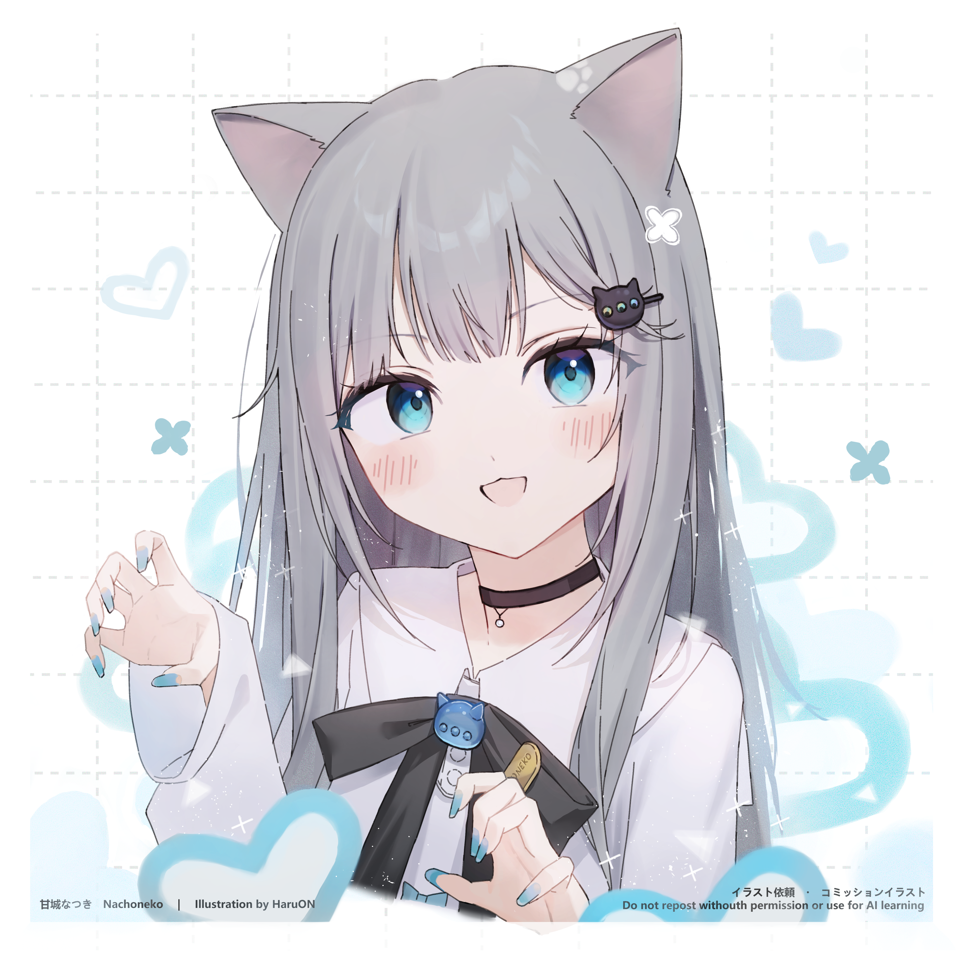 Nachoneko from Indie Virtual Youtuber drawn by Haru On