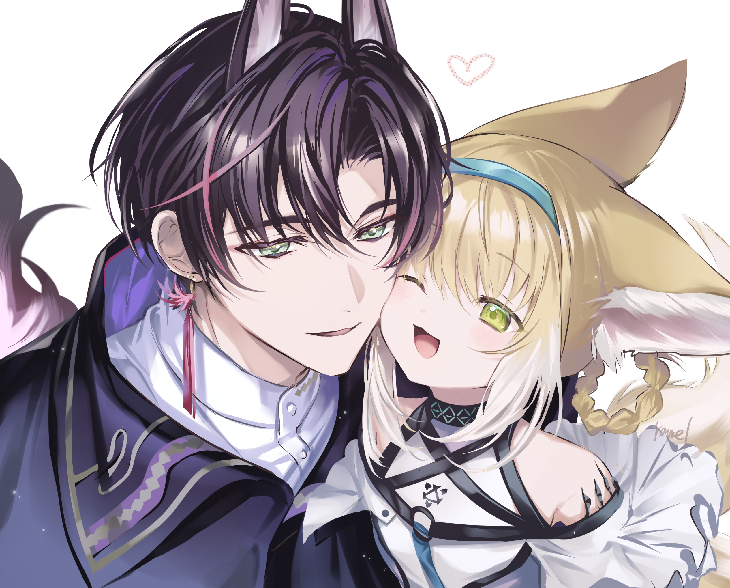 Suzuran (Arknights) & Suzuran's Father (Arknights) from Arknights drawn by Ramel