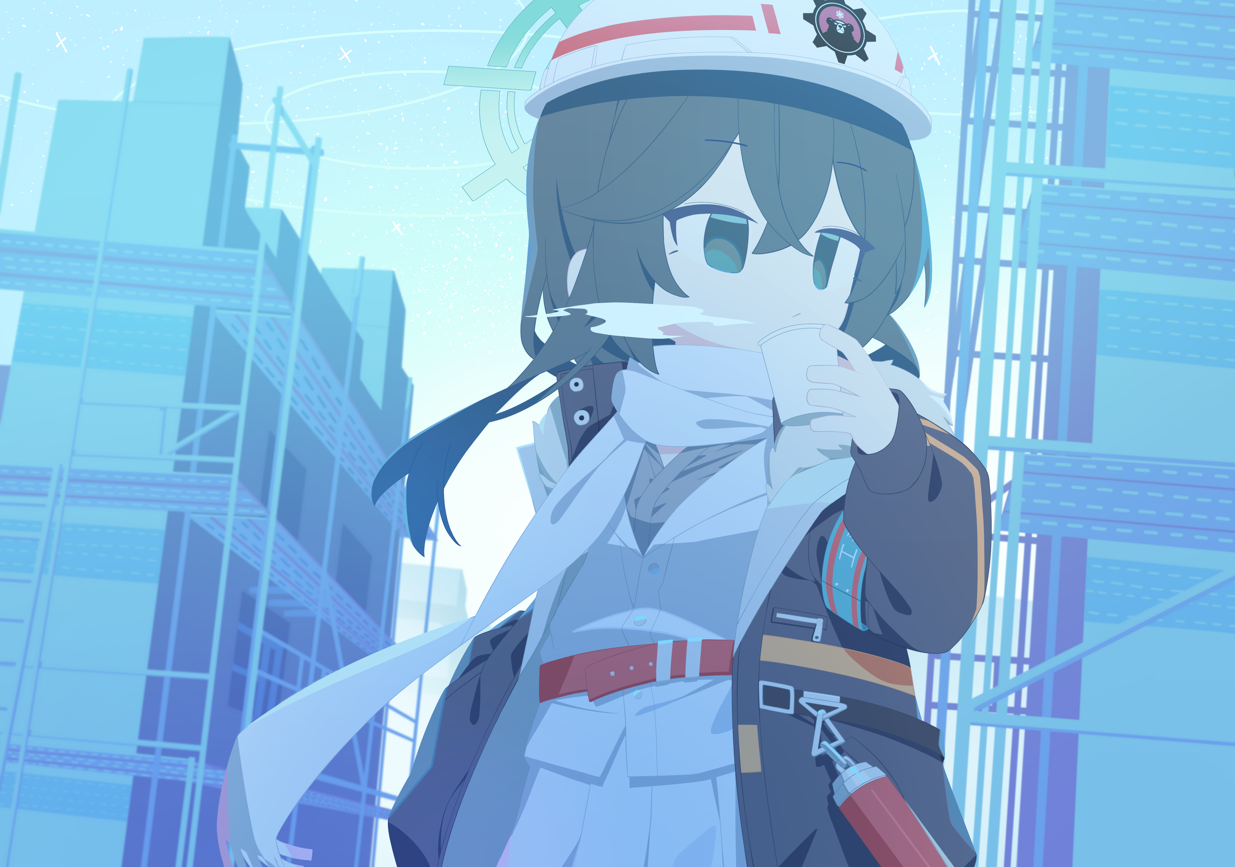 Minori (Blue Archive) from Blue Archive drawn by Aimpoleume