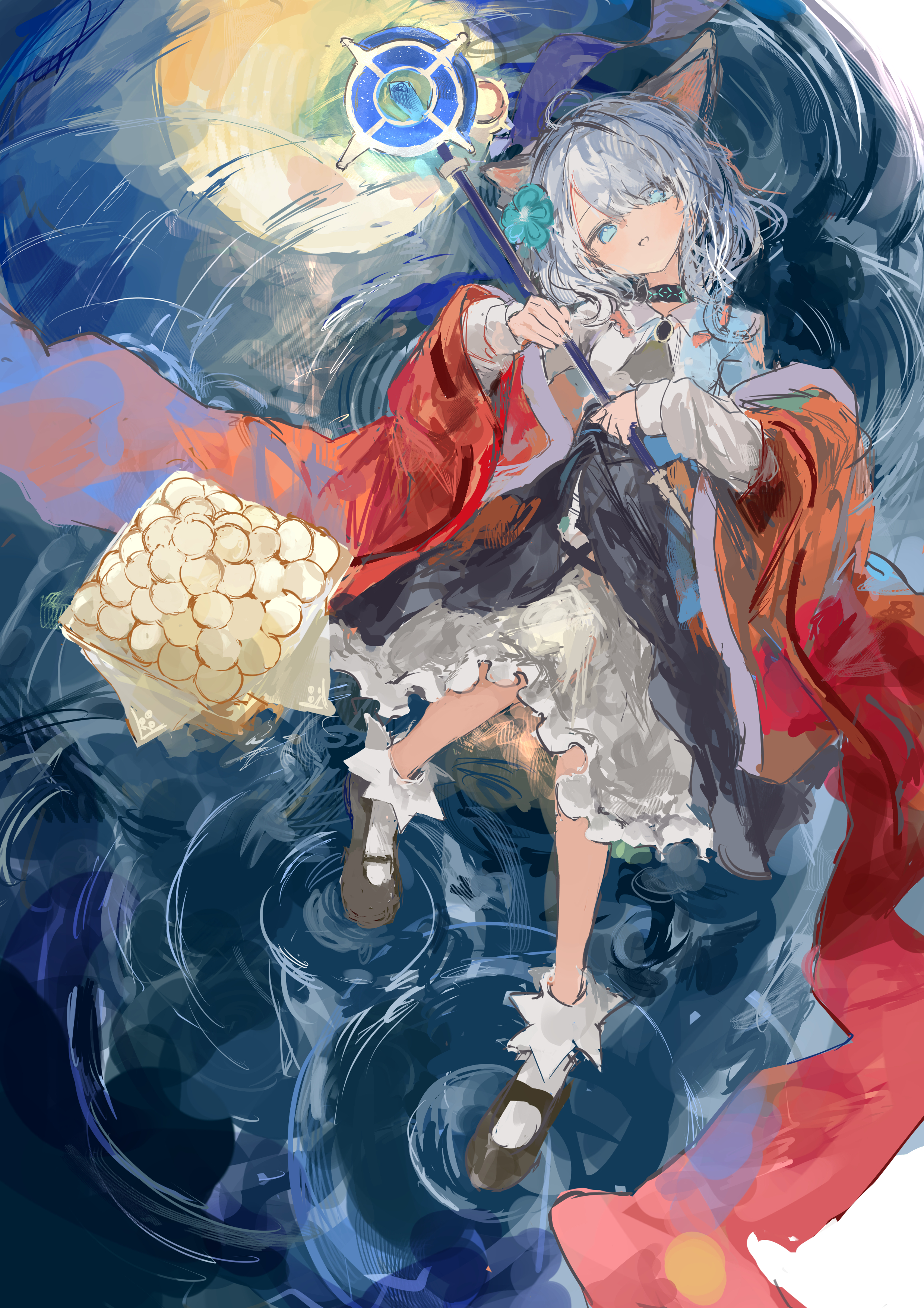 Mint (Tsukiyoi) (Arknights) & Mint (Arknights) from Arknights drawn by Ichika (ichika87)