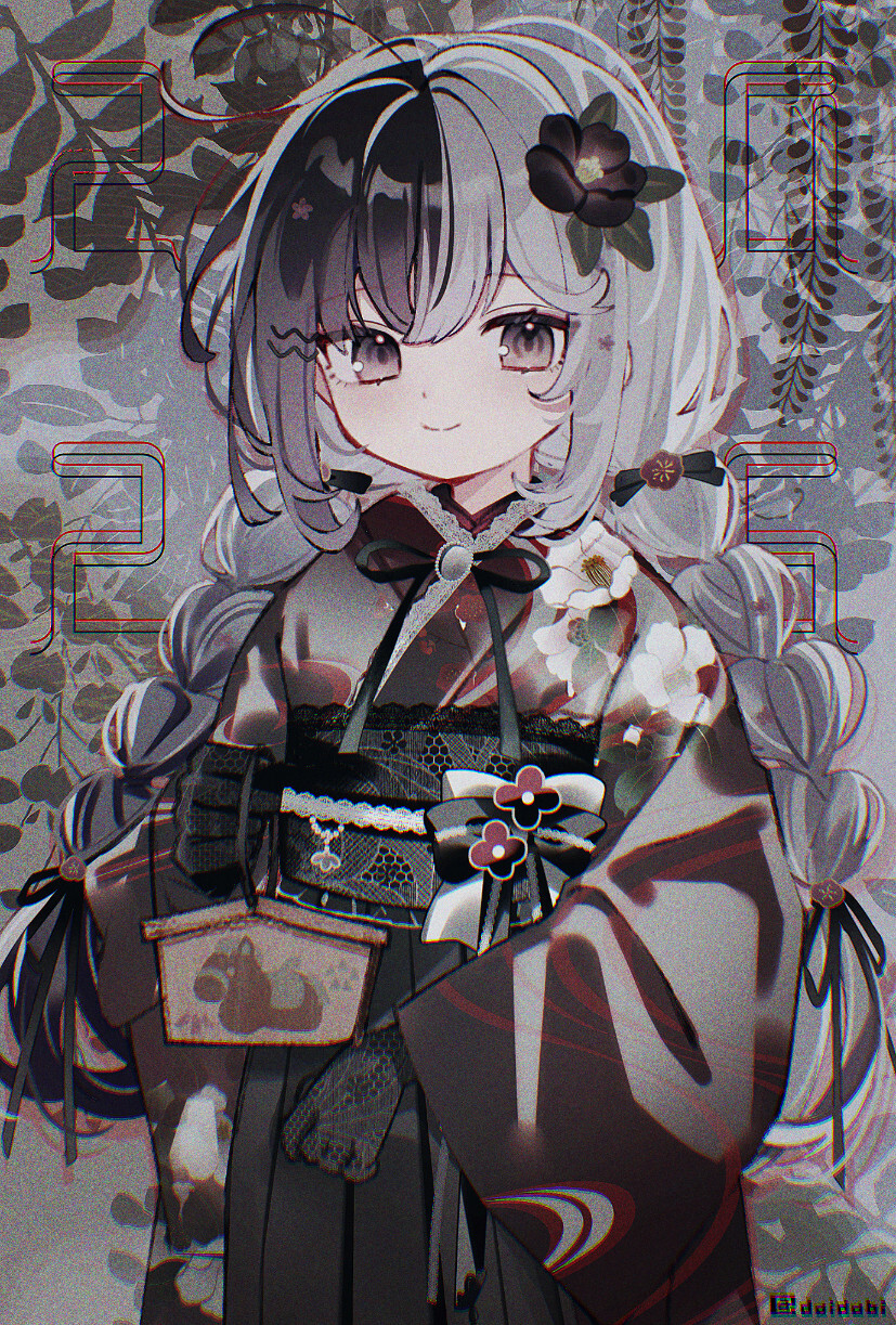 female drawn by D Omm