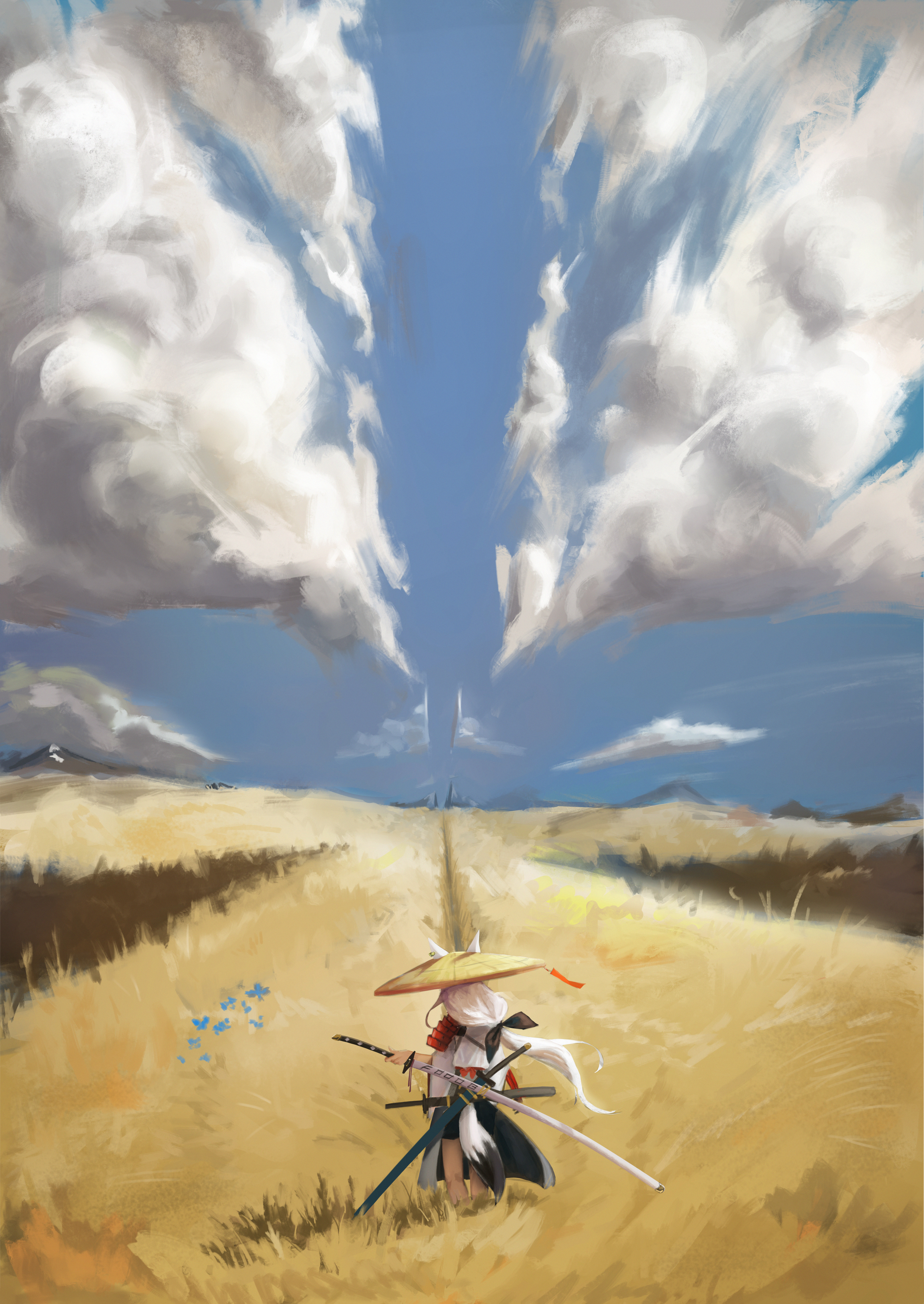 Shirakami Fubuki from Hololive drawn by Smiley (22412smiley)